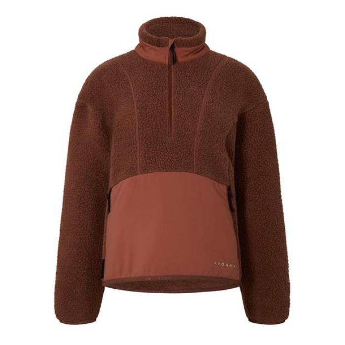 Fohn 【 Men's Polartec Big Pile Quarter Fleece Women 】 ファッション レディースファッション トップス その他トップス レ