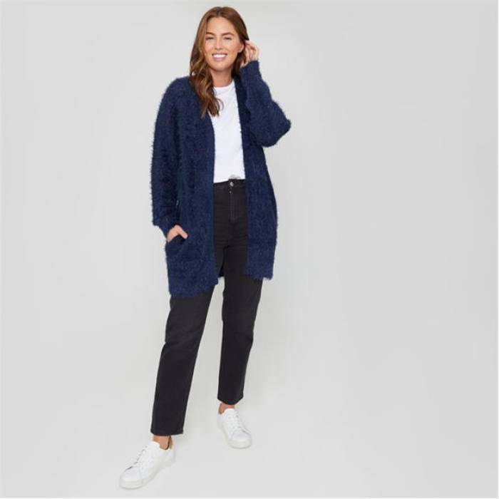 Be You 【 Fluffy Cardigan Women 】 ファッション レディースファッション トップス カーディガン ボレロ レディース