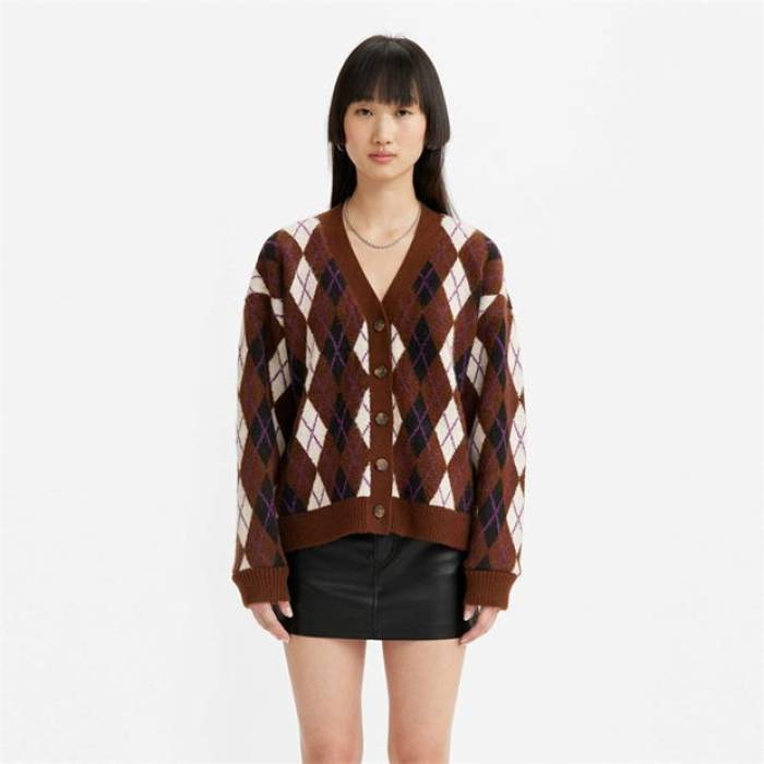 リーバイス Levis 【 Gallery Cardigan Kirsten Argyl Women 】 レディース