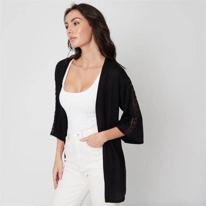Be You 【 Lace Detail Cardigan Women 】 ファッション レディースファッション トップス カーディガン ボレロ レディー