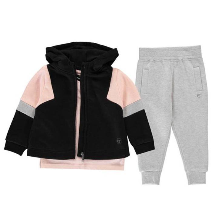 Firetrap  3 Piece Jogger Set Infant Girls Kids  ٥ӡ å ޥ˥ƥ ٥ӡ 塼 ¾٥ӡ ˥