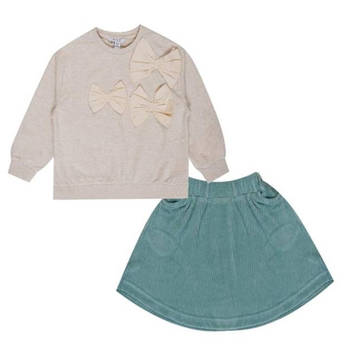 Miso  Bow Top &amp; Skirt Set Infants Kids  ٥ӡ å ޥ˥ƥ ٥ӡ 塼 ¾٥ӡ ˥ 