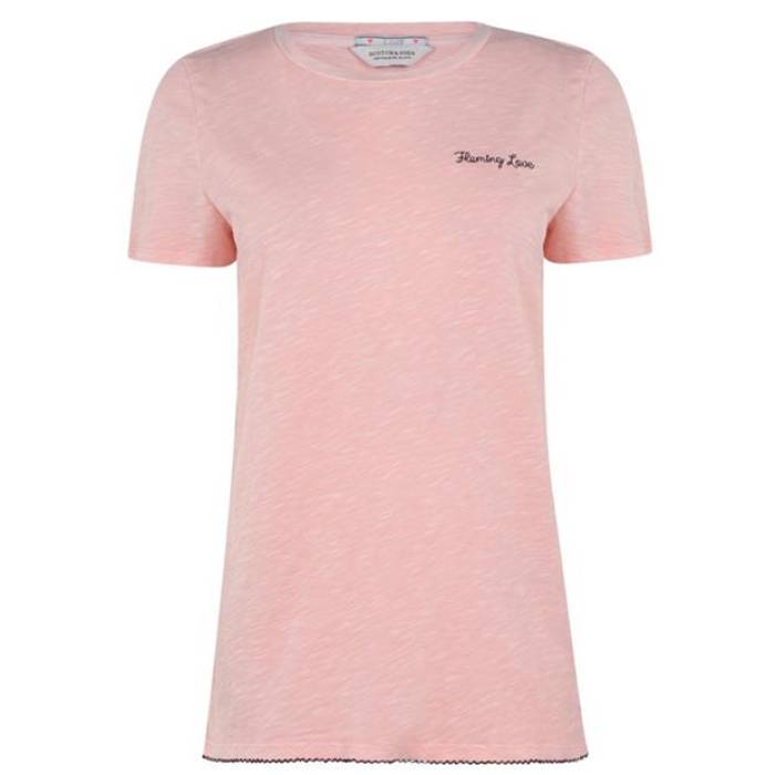 Scotch And Soda 【 Embroided Tee Women 】 ファッション レディースファッション トップス シャツ ブラウス レディース