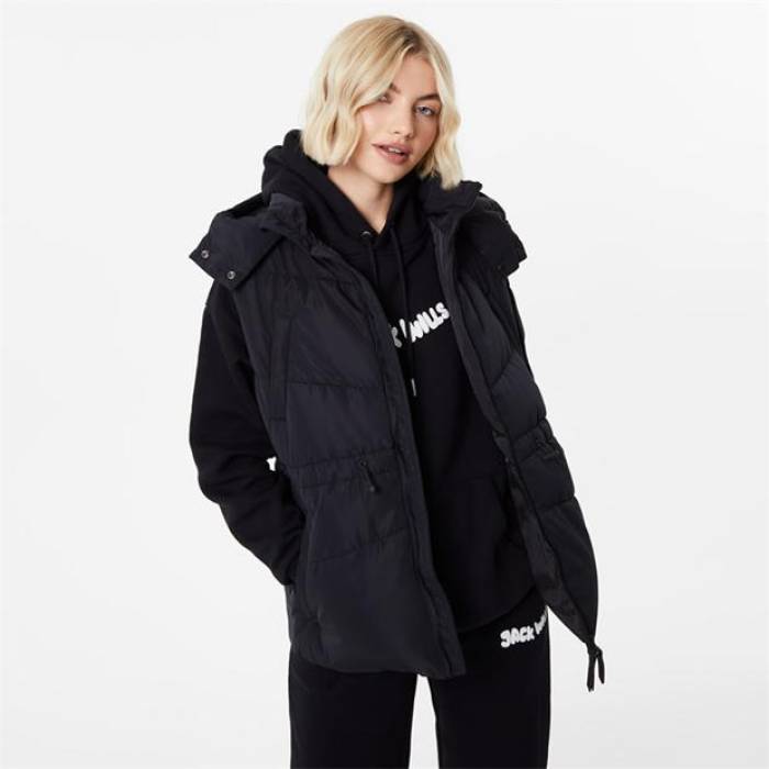 ジャック ウィルス Jack Wills 【 Bungee Waist Padded Gilet Women 】 レディース