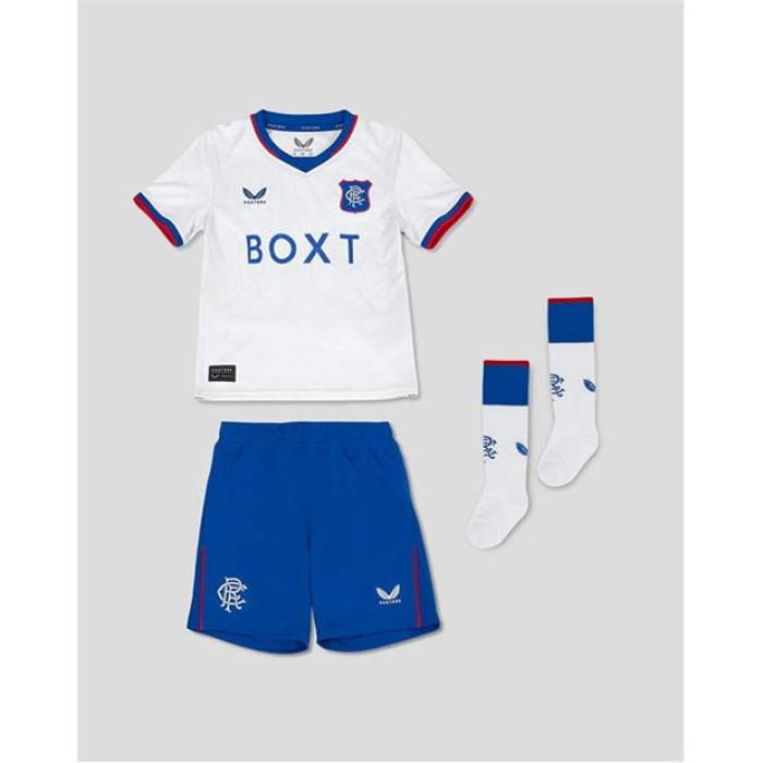 Castore  Rangers Away Minikit 2024 2025 Infants Kids  ٥ӡ å ޥ˥ƥ ٥ӡ 塼 ¾٥ӡ 
