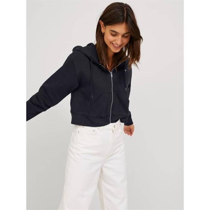 Jjxx 【 Abbie Long Sleeve Zip Cropped Hoodie Women 】 ファッション レディースファッション トップス パーカー レディース