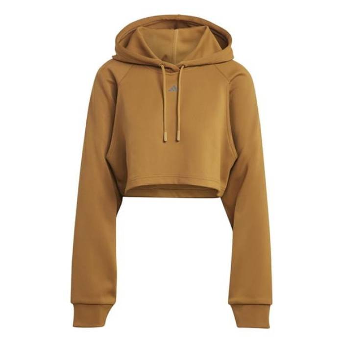 アディダス Adidas 【 Hiit Cropped Hoodie Womens Women 】 ファッション レディースファッション トップス パーカー レデ