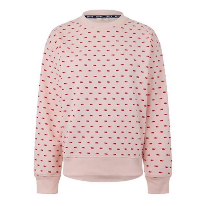 リーバイス Levis 【 Batwing Logo Crew Neck Sweatshirt Women 】 レディース