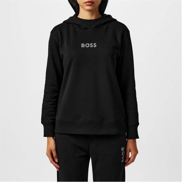 ボス Boss 【 Diamante Logo Oth Hoodie Women 】 ファッション レディースファッション トップス パーカー レディース