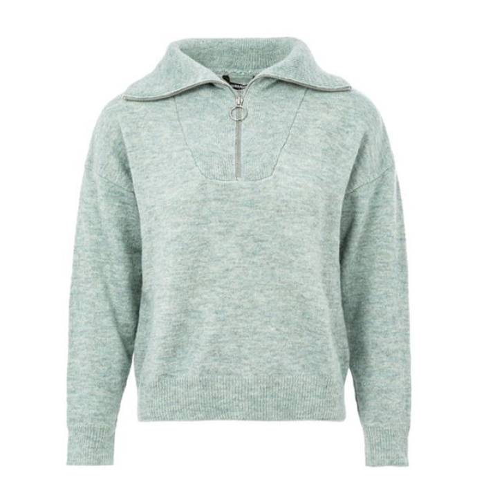 Golddigga 【 Knitted Half-Zip Womens Women 】 ファッション レディースファッション トップス ニット セーター レディー