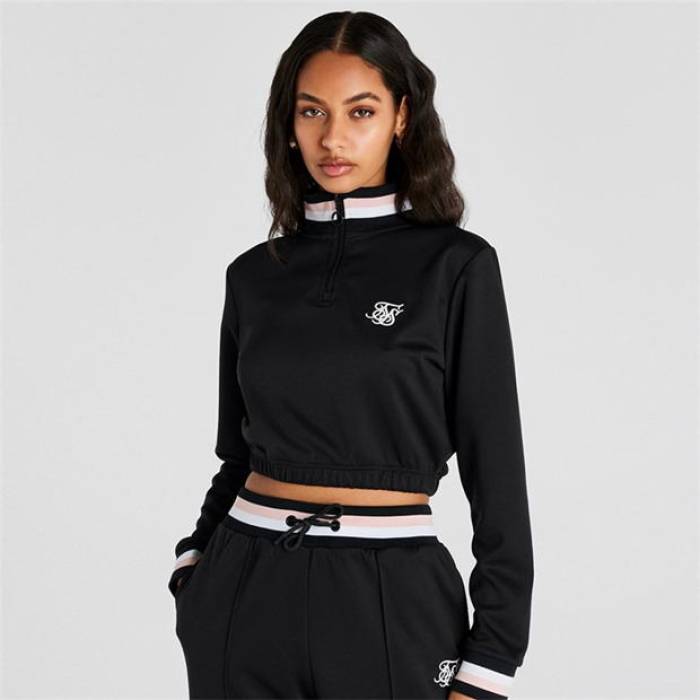 シックシルク Siksilk 【 Quarter Zip Hoodie Womens Women 】 ファッション レディースファッション トップス パーカー レ