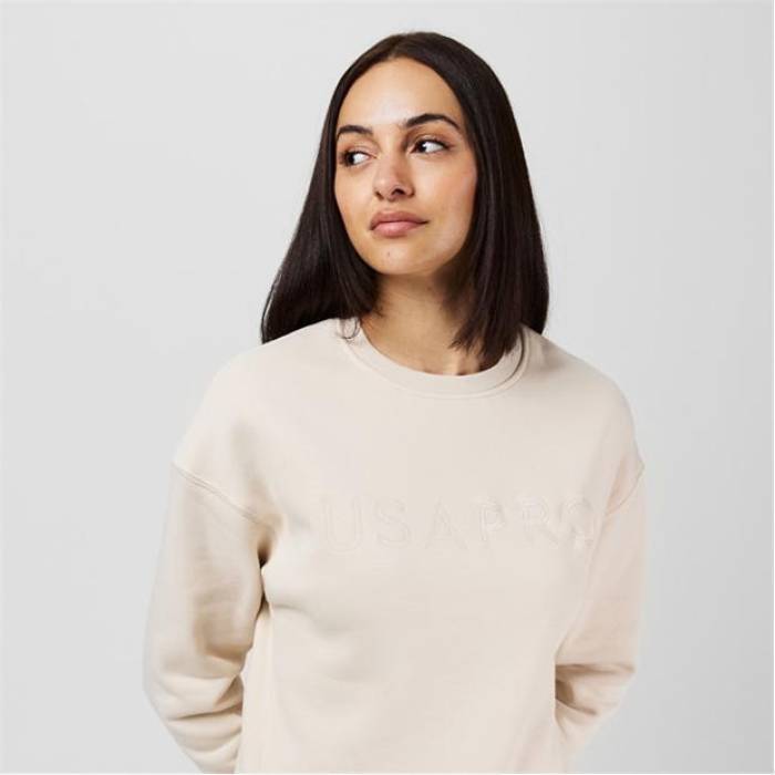 ジャック ウィルス Jack Wills 【 Boxy Crew Graphic Sweater