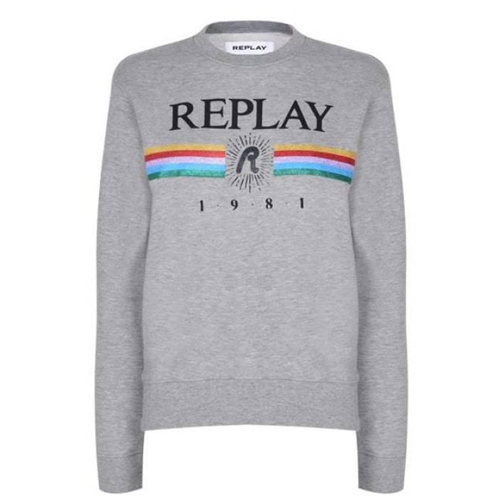リプレイ Replay 【 Rainbow Sweatshirt Women 】 ファッション レディースファッション トップス トレーナー レディース