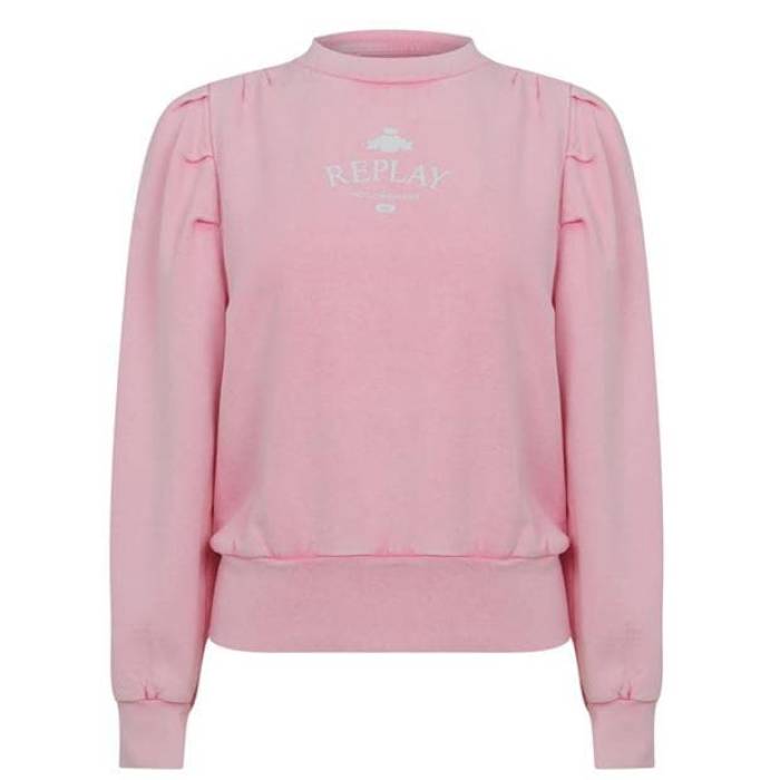 リプレイ Replay 【 Centre Logo Jumper Women 】 ファッション レディースファッション トップス トレーナー レディース