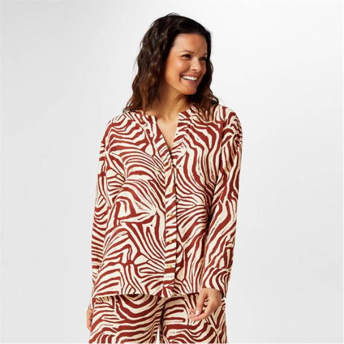 Biba 【 Printed Shirt Women 】 ファッション レディースファッション トップス その他トップス レディース