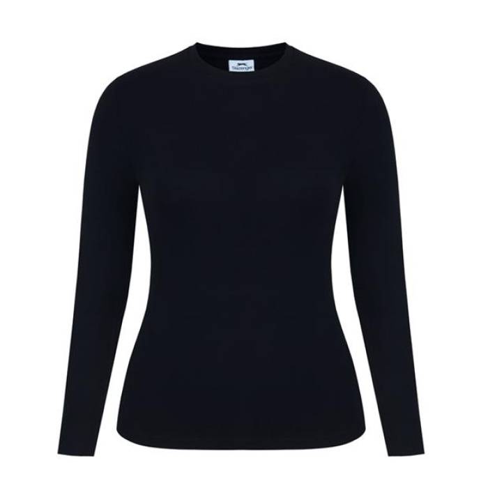 Slazenger 【 Essentials Long Sleeve T-Shirt Womens Women 】 レディース