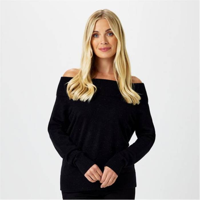 Biba 【 Knitted Bardot Jumper Women 】 ファッション レディースファッション トップス その他トップス レディース