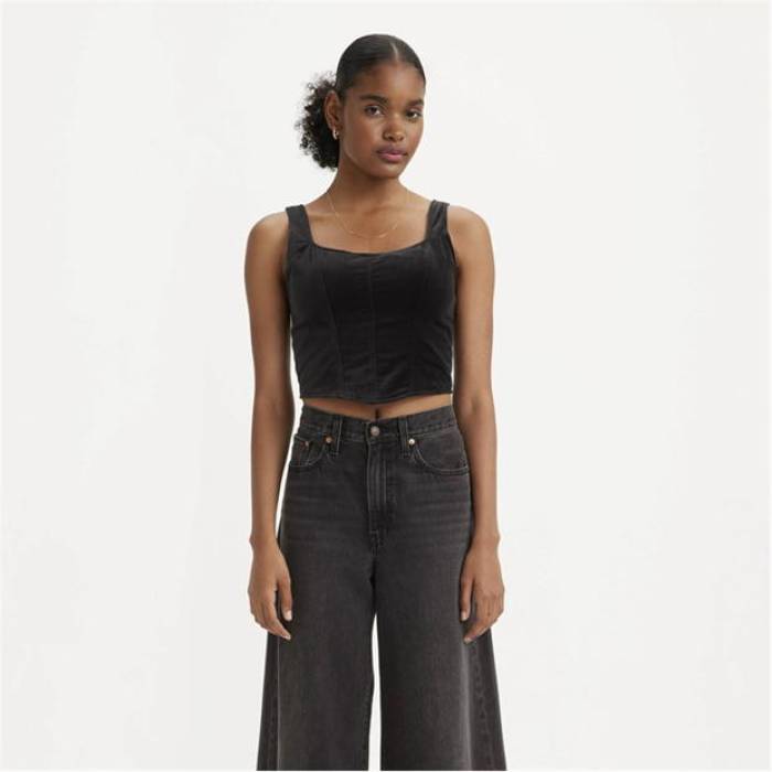 リーバイス Levis 【 Lennox Corset Top Caviar Women 】 ファッション レディースファッション トップス その他トップス