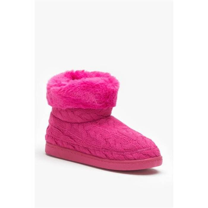 Yahoo! Yahoo!ショッピング(ヤフー ショッピング)Be You 【 Girls Cable Knit Slipper Boot Kids 】 ジュニア キッズ