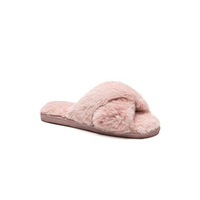 Be You  Fur Cross Over Slippers Women  եå ǥեå 塼 ¾塼 ǥ