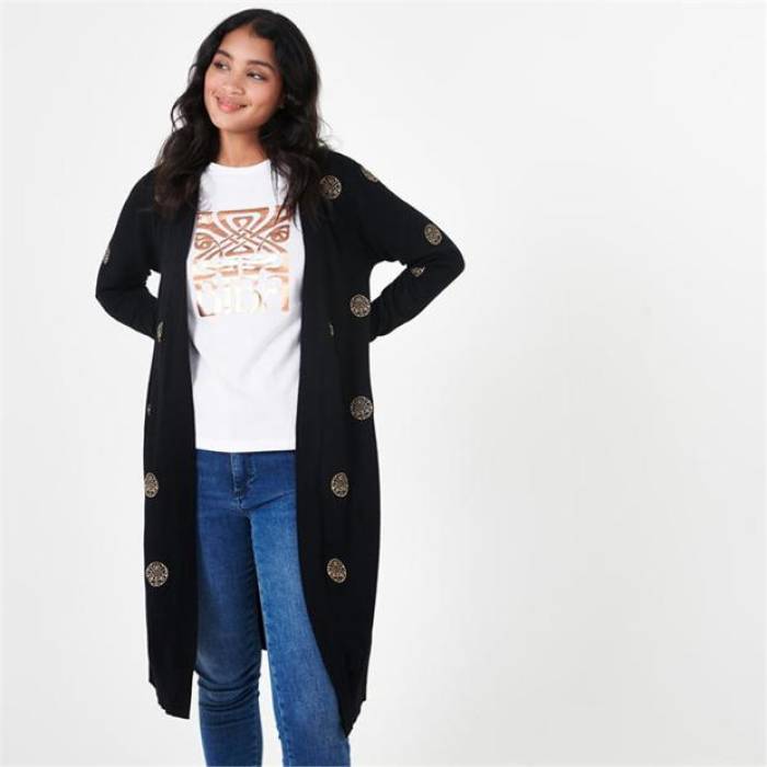 Biba 【 Logo Embroidered Cardigan Women 】 ファッション レディースファッション トップス カーディガン ボレロ レディ