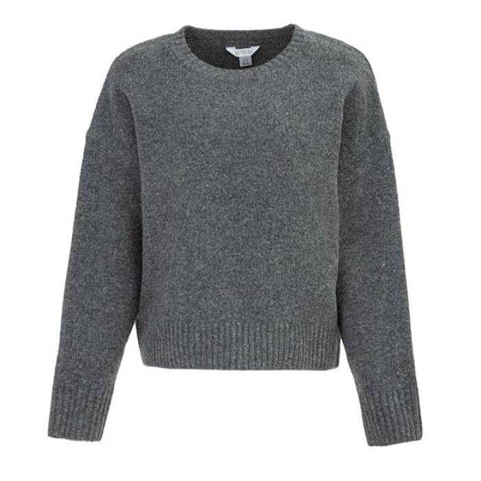 Miso 【 Ladies Crew Neck Long Sleeve Sweater Women 】 ファッション レディースファッション トップス ニット セーター レ