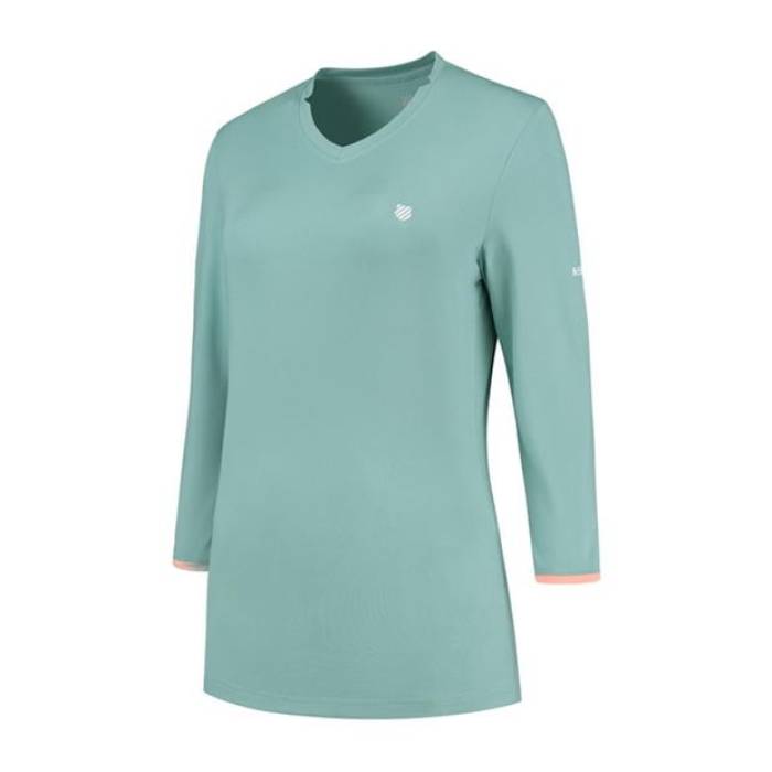 K Swiss 【 Long Sleeve Performance Top Womens Women 】 ファッション レディースファッション トップス Tシャツ カットソー