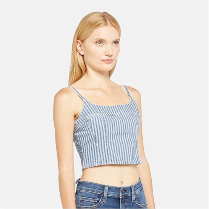 リーバイス Levis 【 Jadine Denim Cami Tank Mischa Women 】 ファッション レディースファッション トップス タンクトップ