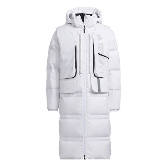 正品 adidas(アディダス)down jacket Aラインダウンジャケット