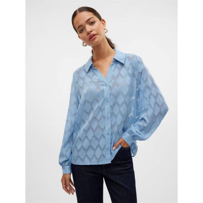 ヴェロモーダ Vero Moda 【 Mayla Long Sleeve Blouse Women 】 レディース