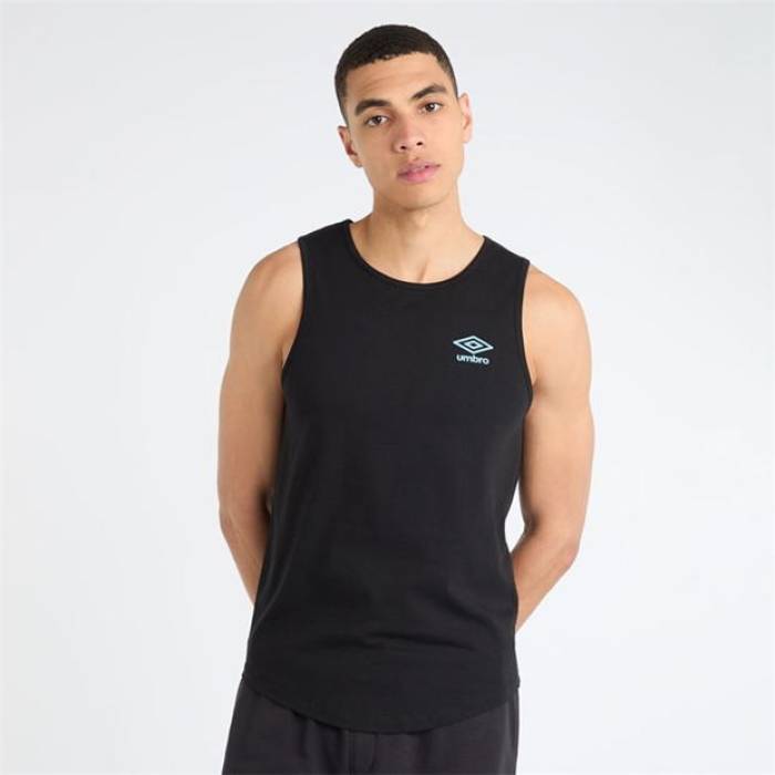 タンクトップ UMBRO Mesh Applique Sleeveless T-shirt 4FK1207 L UMBRO(アンブロ) タンクトップ(メンズ) - 海外通販のBUYMA