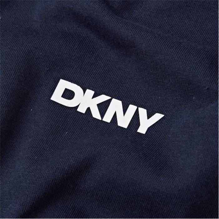 新品、DKNY ネイビー ロゴ入り ワンピース S、ダナキャランニューヨーク DKNY ダナキャランニューヨーク ネイビー usa シングルステッチ