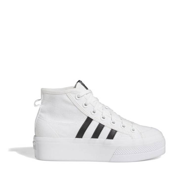 ǥ Adidas Originals  Nizza Platform Mid Shoes Juniors Kids  ˥ å