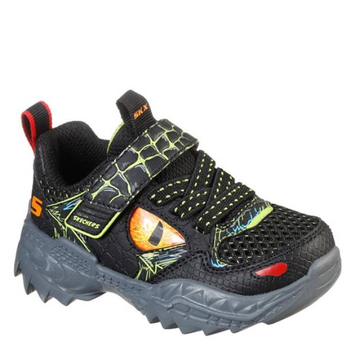 å㡼 Skechers  Gore &amp; Strap Sneaker W Dinosaur Det Low-Top Trainers Boys Kids  ˥ å