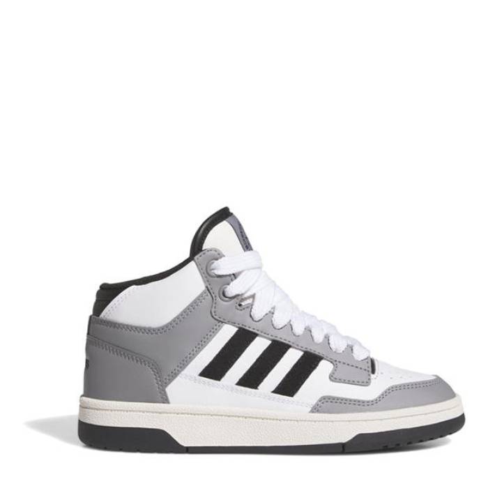 ǥ Adidas  Rapid Court Mid Trainers Juniors Kids  ˥ å
