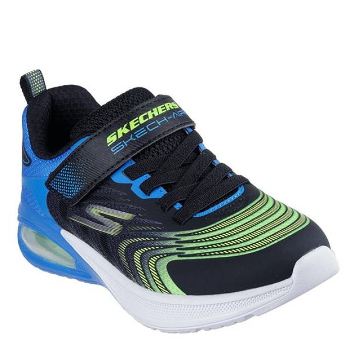 å㡼 Skechers  Gore &amp; Strap Sneaker W Midsole Tech Runners Boys Kids  ˥ å