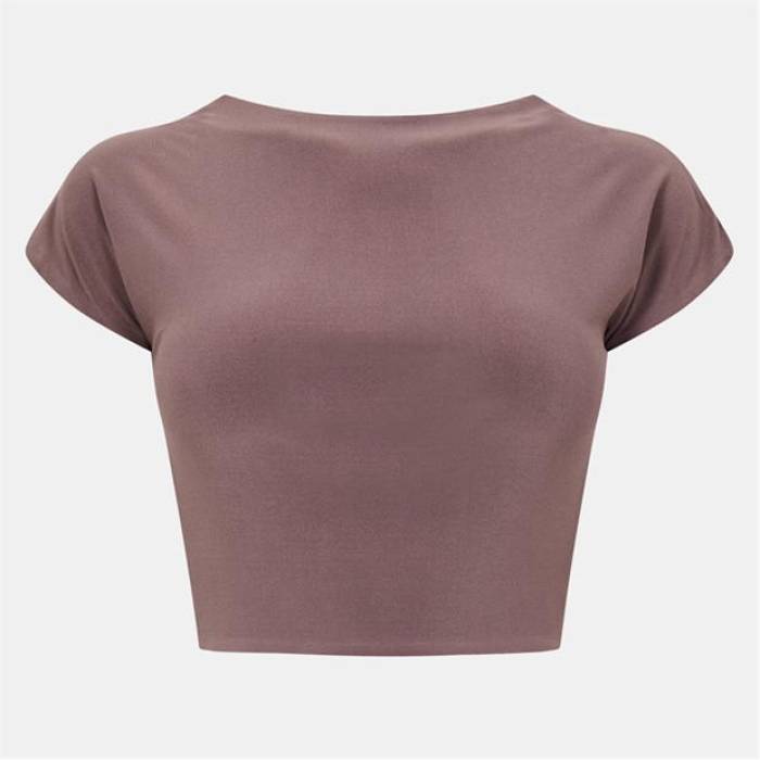 Missy Empire 【 Super Soft Low Back Crop Top Women 】 ファッション レディースファッション トップス その他トップス レデ