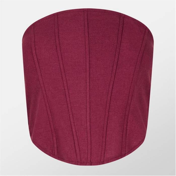 Missy Empire 【 Tailored Linen Corset Women 】 ファッション レディースファッション トップス その他トップス レディー