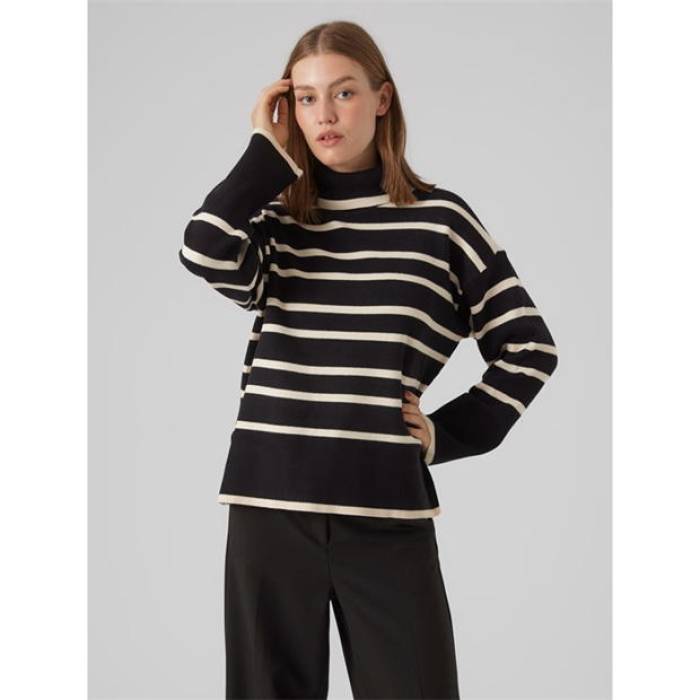 ヴェロモーダ Vero Moda 【 Knit Striped Jumper Women 】 ファッション レディースファッション トップス その他トップス