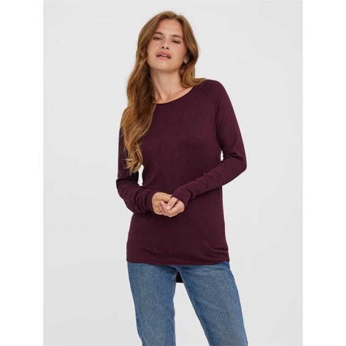 ヴェロモーダ Vero Moda 【 Boat Neck Fine Knit Jumper Women 】 レディース