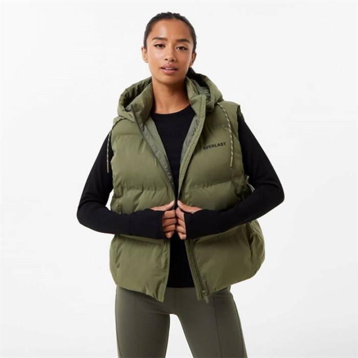 Everlast 【 Puffer Gilet Ladies Women 】 ファッション レディースファッション トップス ベスト ジレ レディース