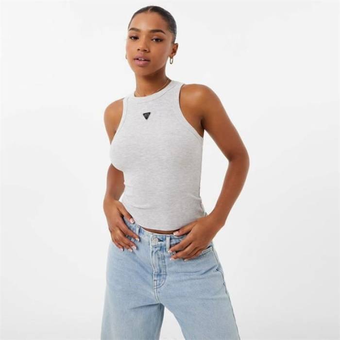 ジャック ウィルス Jack Wills 【 Badge Rib Tank Top Women 】 レディース