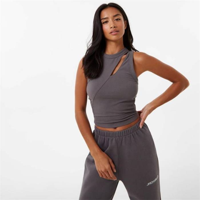 ジャック ウィルス Jack Wills 【 Spliced Rib Tank Women 】 レディース