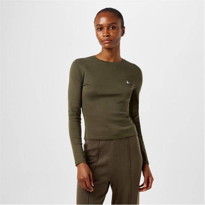 ジャック ウィルス Jack Wills 【 Long Sleeve Baby Tee Women 】 レディース