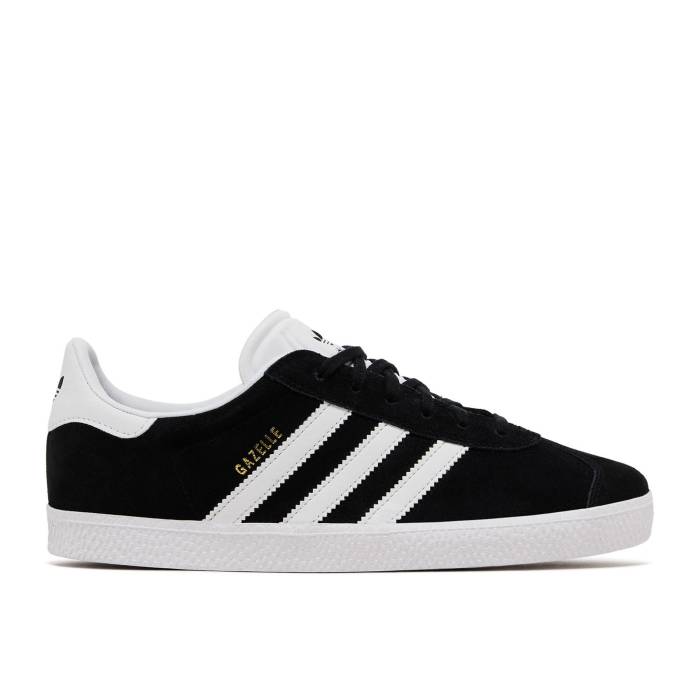 【高級感】アディダス Adidas 【 Gazelle J 'Core Black' Youth 】 ジュニア キッズ 伸縮アッパー