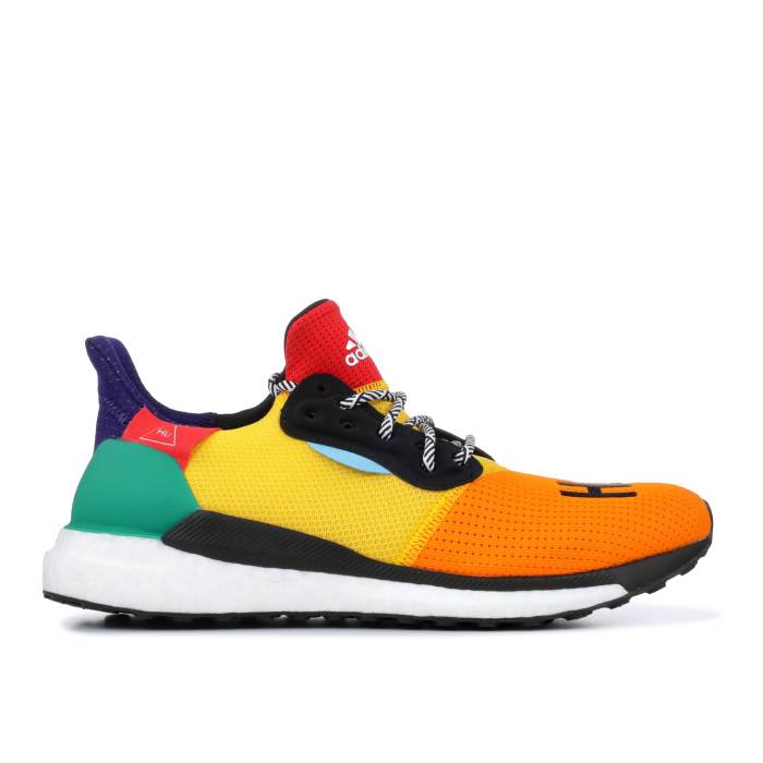 【品質良い 大好評中 】アディダス Adidas 【 Pharrell X Solar Hu Glide 'Bold Gold' Men 】 ファッション メンズファッション シューズ スニーカー 上履き