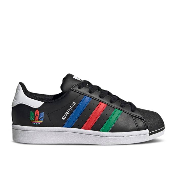 ǥ Adidas  Superstar J 'Colorful Stripes - Core Black' Youth  ˥ å
