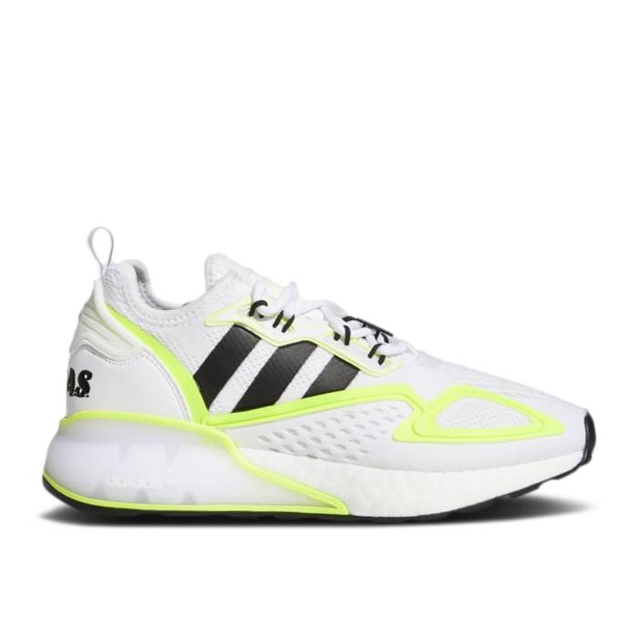 ǥ Adidas  Zx 2K Boost J 'White Solar Yellow' Youth  ˥ å