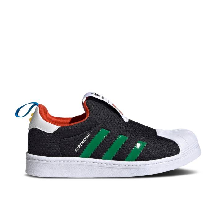 ǥ Adidas  Lego X Superstar 360 J 'Black Green' Youth  ˥ å