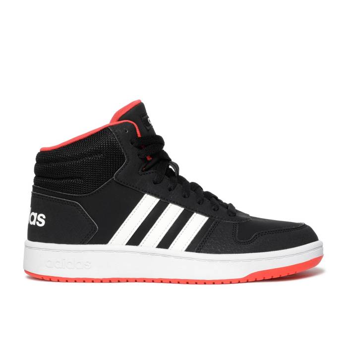 ǥ Adidas  Hoops 2.0 Mid J 'Black Hi-Res Red' Youth  ˥ å